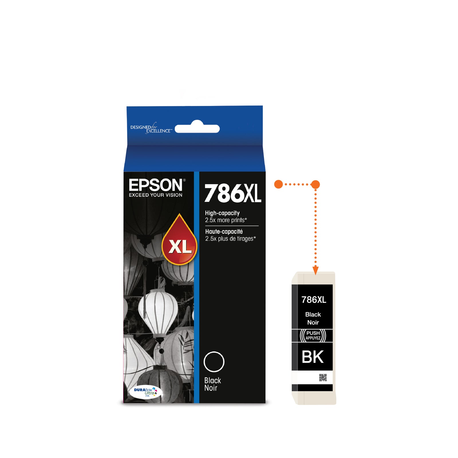 Epson T786XL High Capacity Ink Cartridge Black