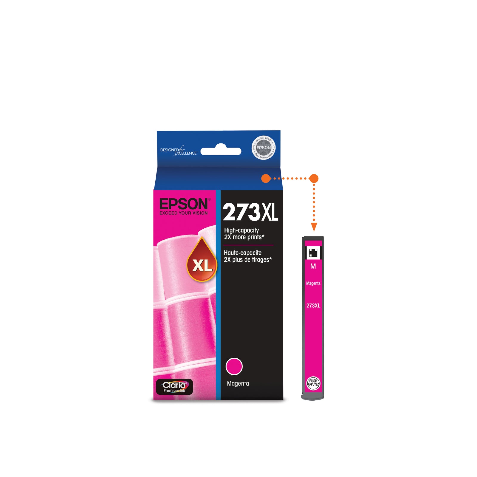 Epson T273 Ink Cartridge High Capacity Magenta