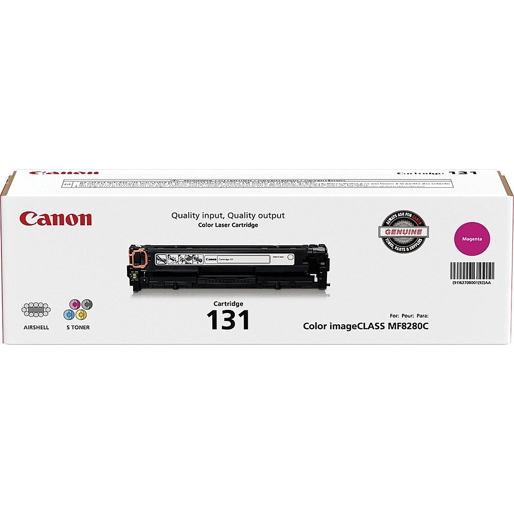 Canon 131 Standard Yield Toner Cartridge Magenta