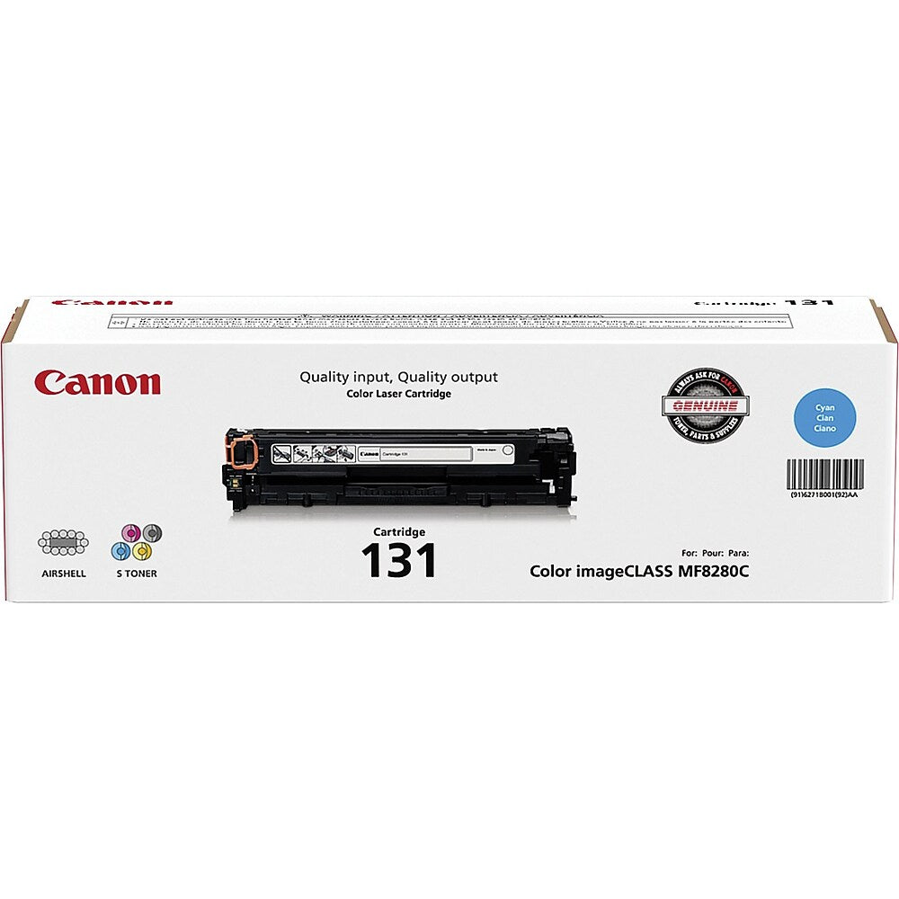 Canon 131 Toner Cartridge Cyan