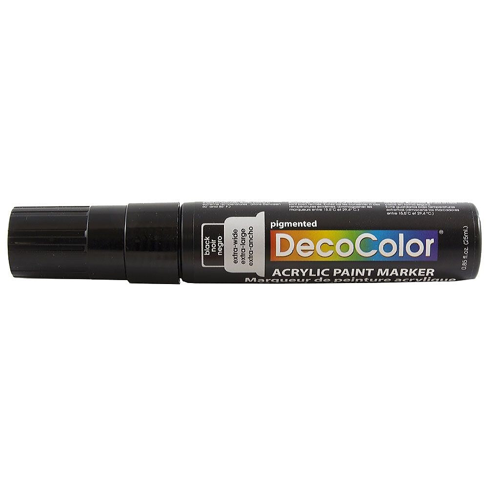 JAM Paper Marvy Uchida Acrylic Paint Marker Jumbo Point Black