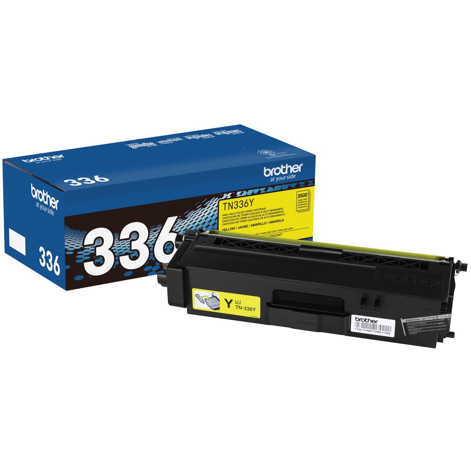 Brother TN336 High Yield Toner Cartridge Yellow