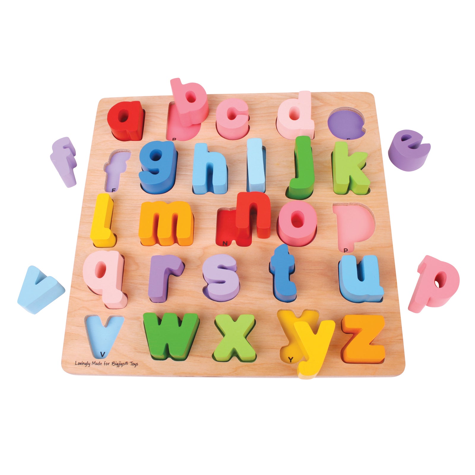 Bigjigs Toys Chunky Lowercase Alphabet Puzzle