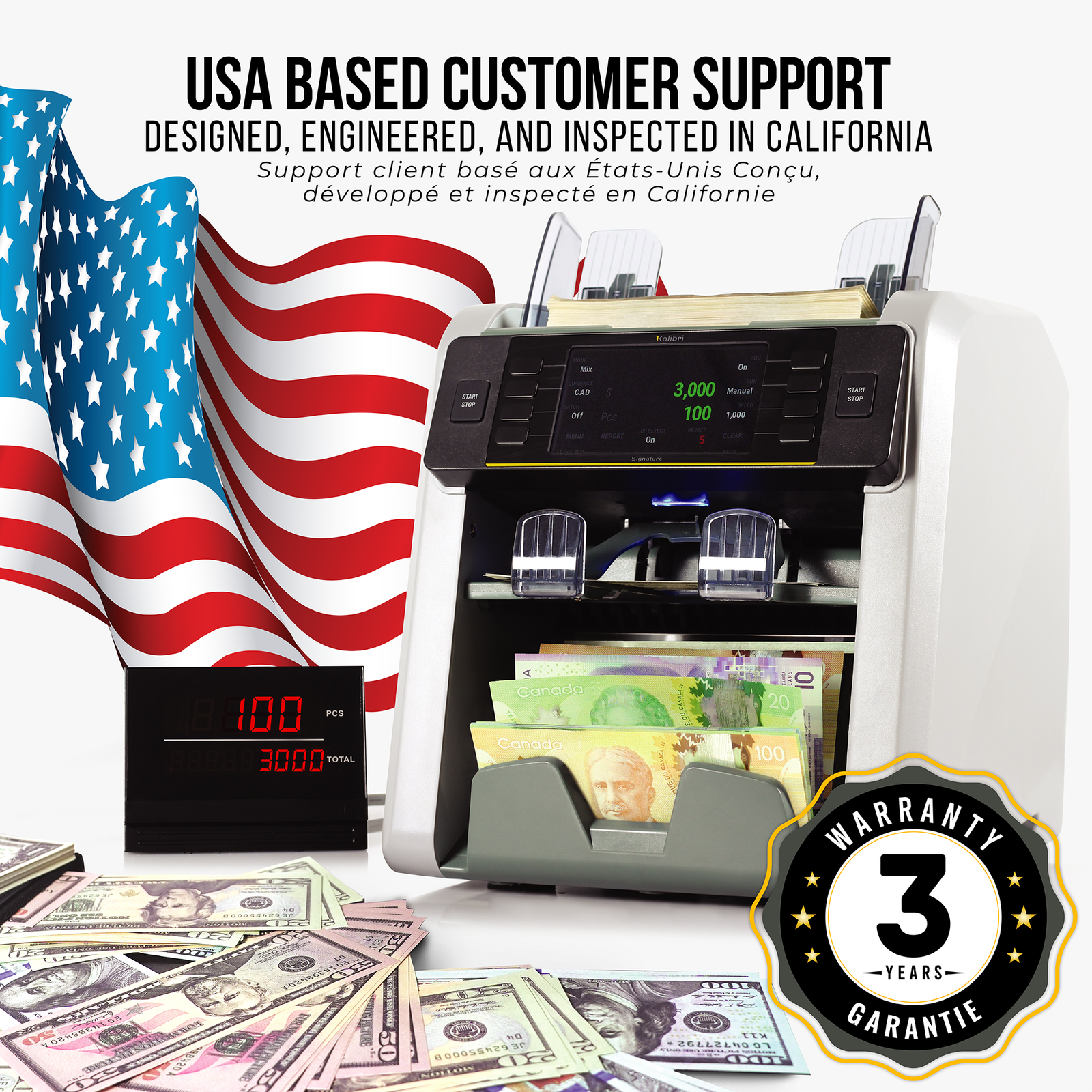 Kolibri Signature V2 Currency Counter