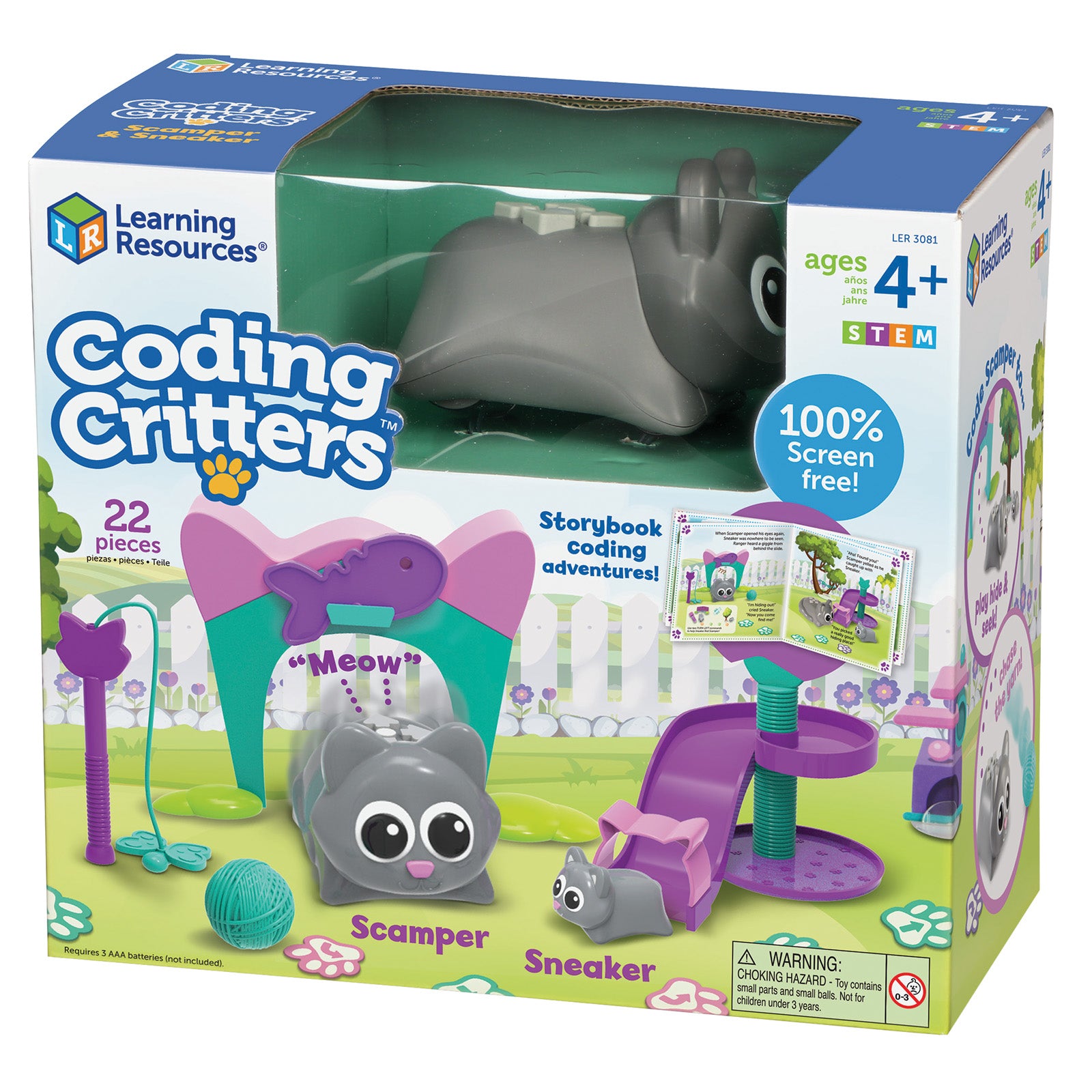 Learning Resources Coding Critters Scamper and Sneaker Multicolor