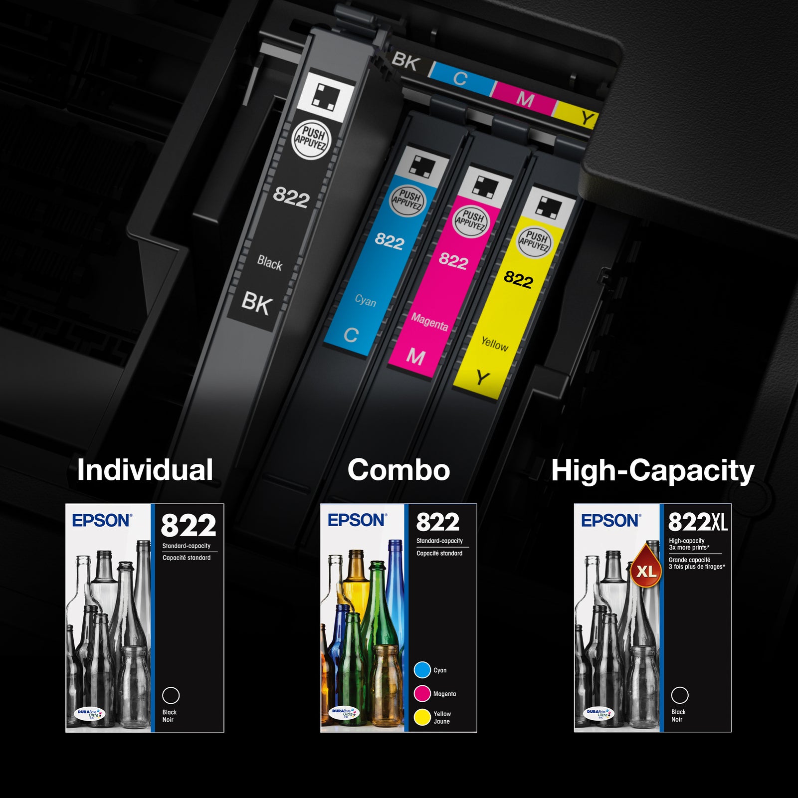 Epson T822 Ink Cartridge High Capacity Black