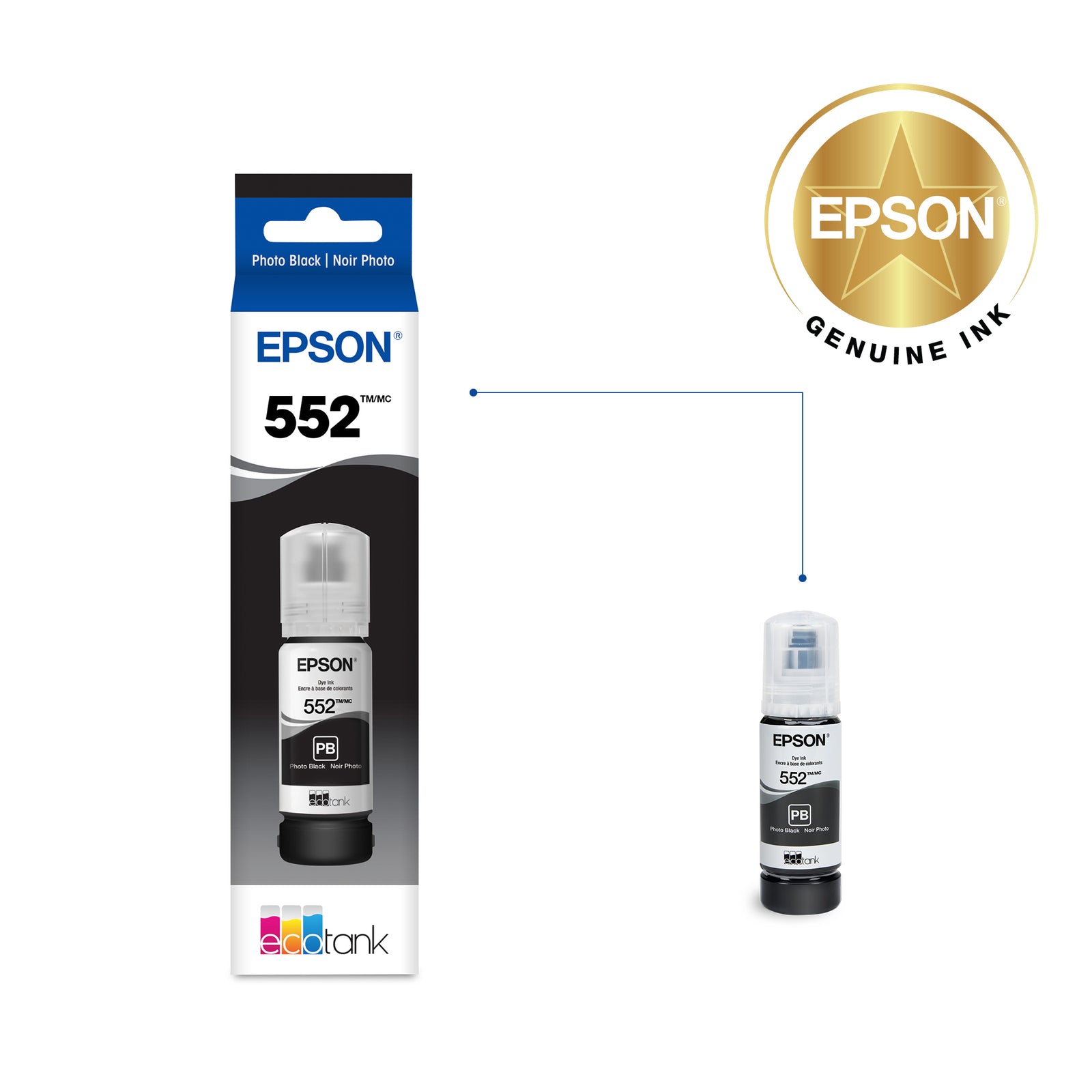 Epson T552 Ink Bottle Black