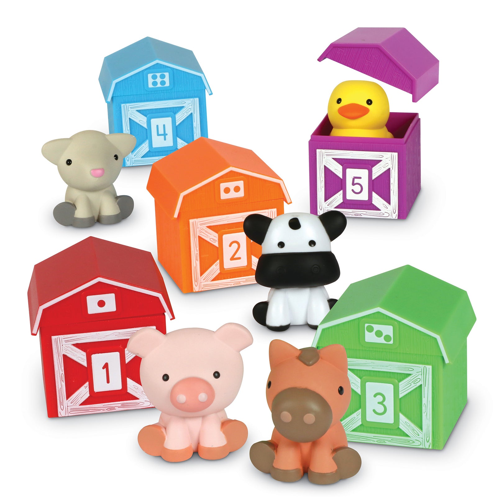 Learning Resources LER6805 Peekaboo Learning Farm