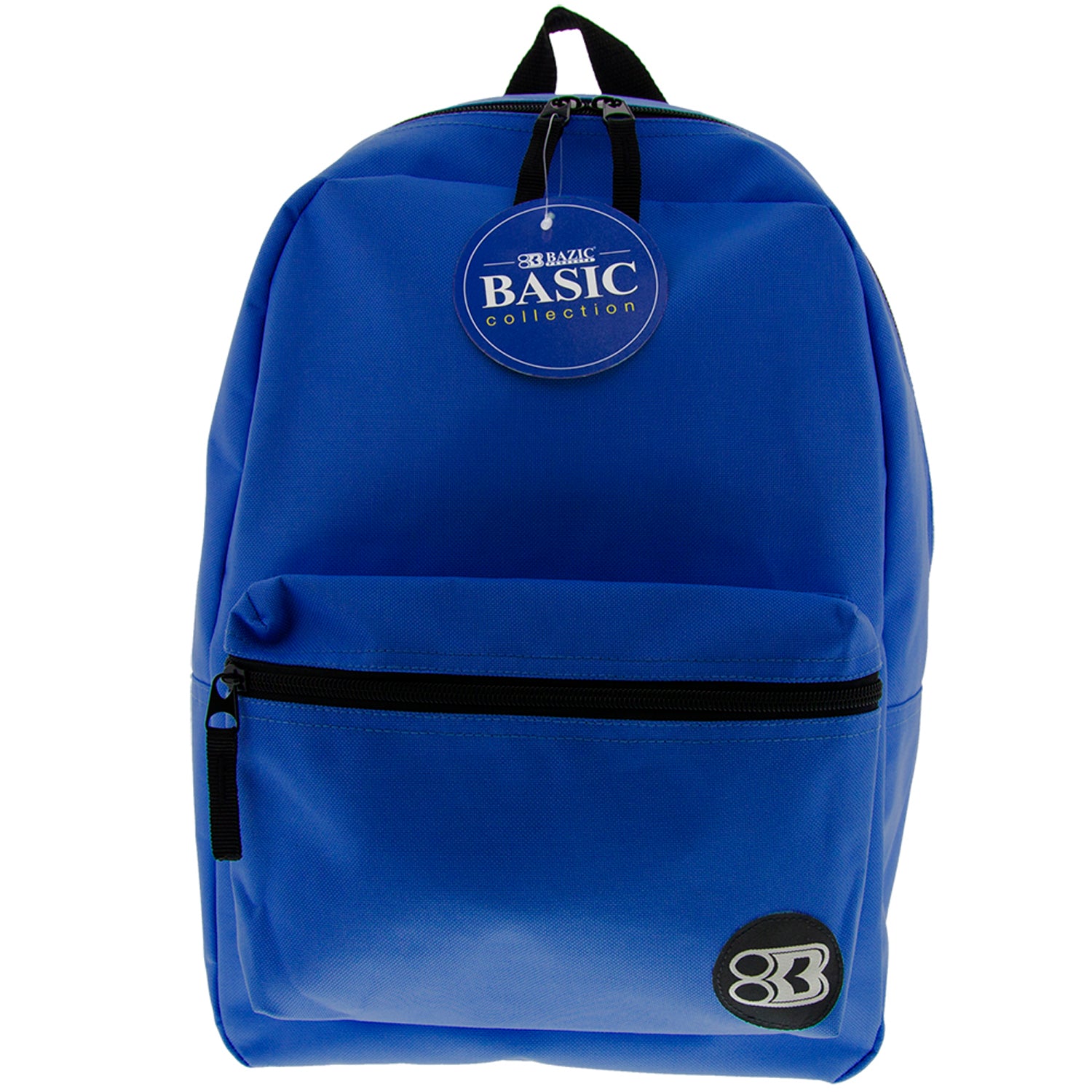 BAZIC Products Basic 16" Backpack Blue 2 Pack