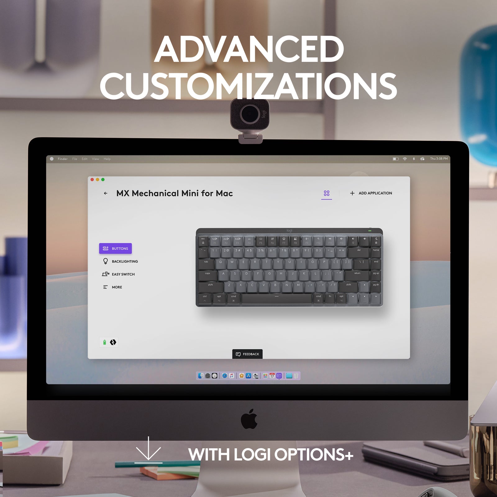 Logitech MX 920-010831 Mini Keyboard for Mac Space Grey