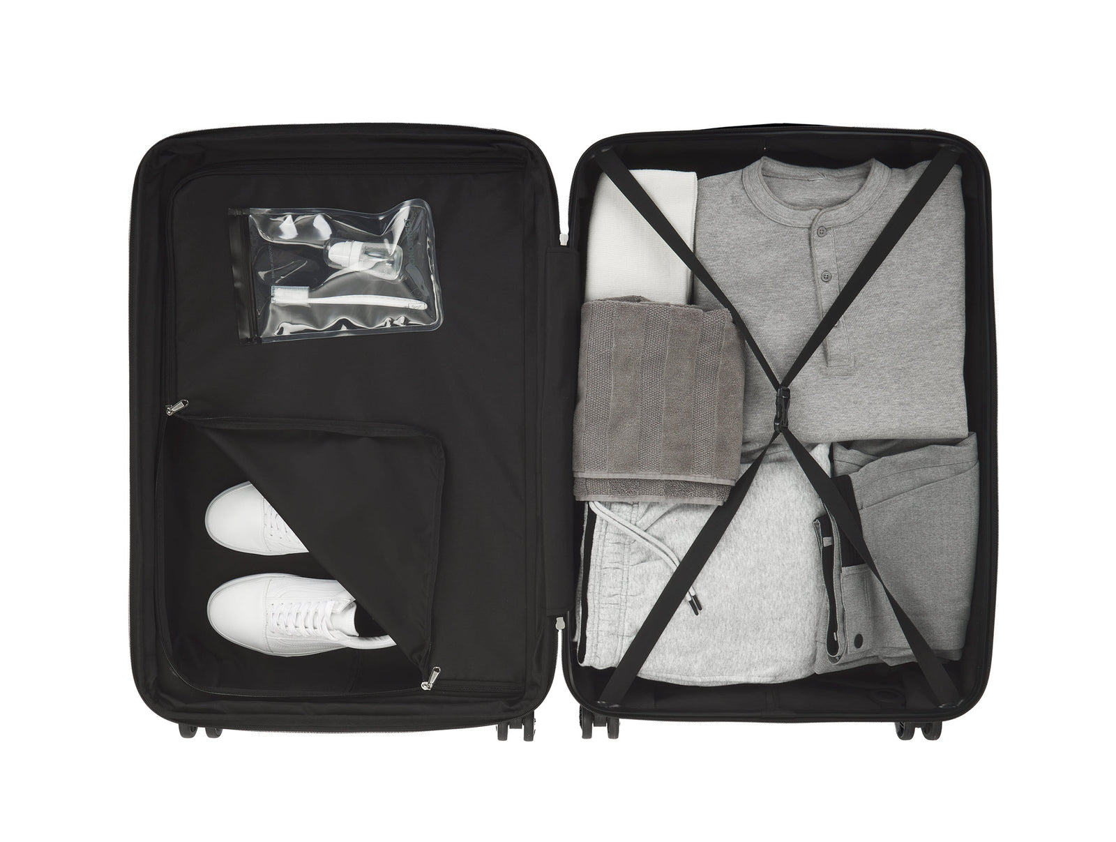 BondStreet Panoramic 30.5" Hardside Check-In Luggage Desert Grey