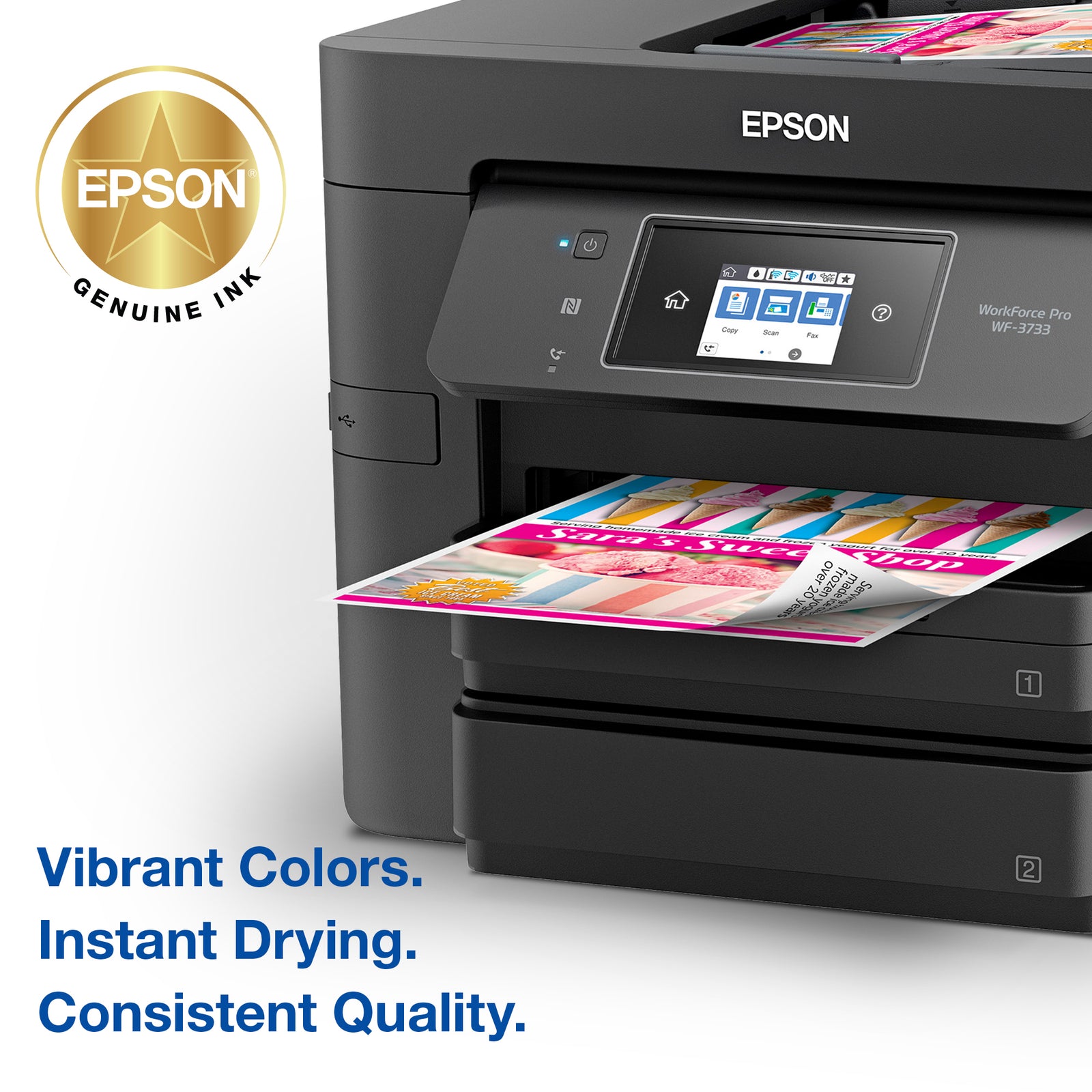 Epson 702 Ink Cartridge Combo Pack Standard Capacity Cyan/Magenta/Yellow