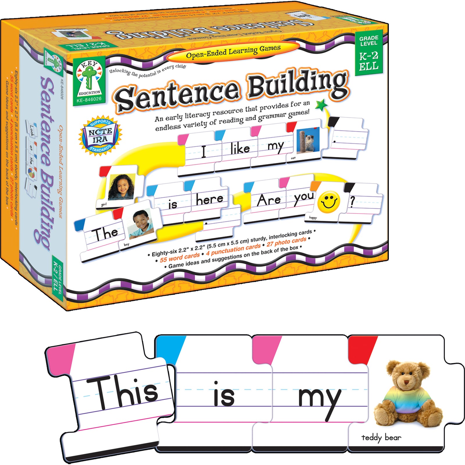 Carson Dellosa Education Sentence Building Board Game