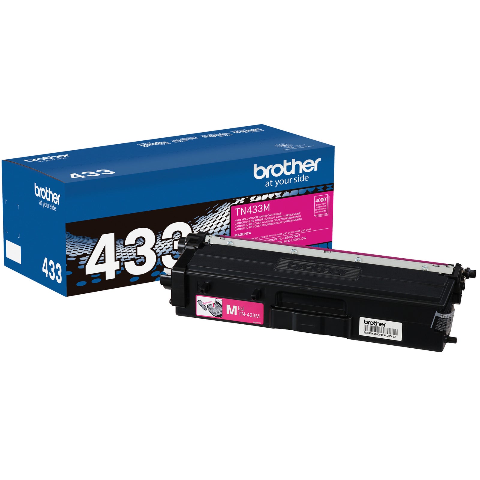 Brother TN433 High Yield Toner Cartridge Magenta