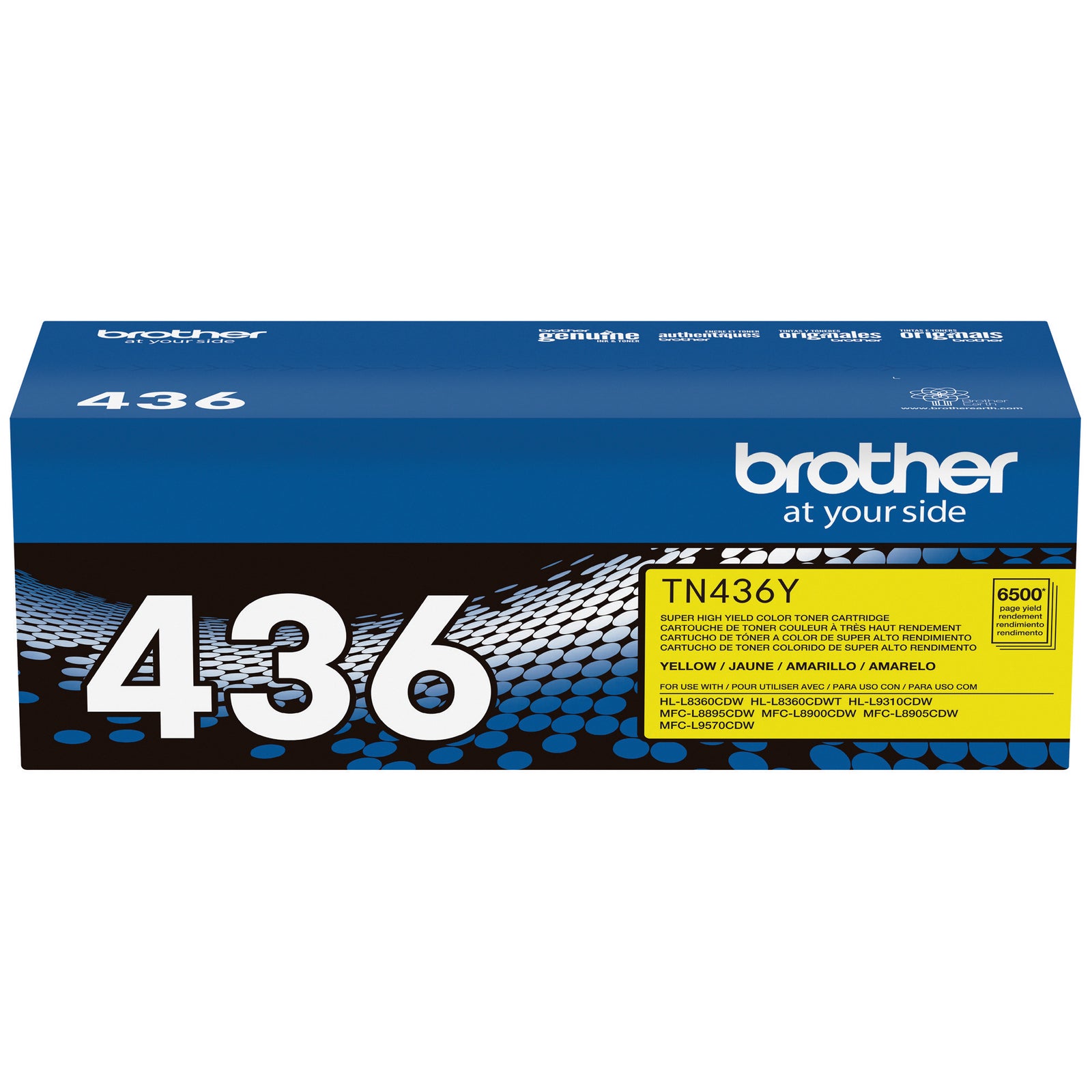 Brother TN436Y Super High Yield Toner Cartridge Yellow