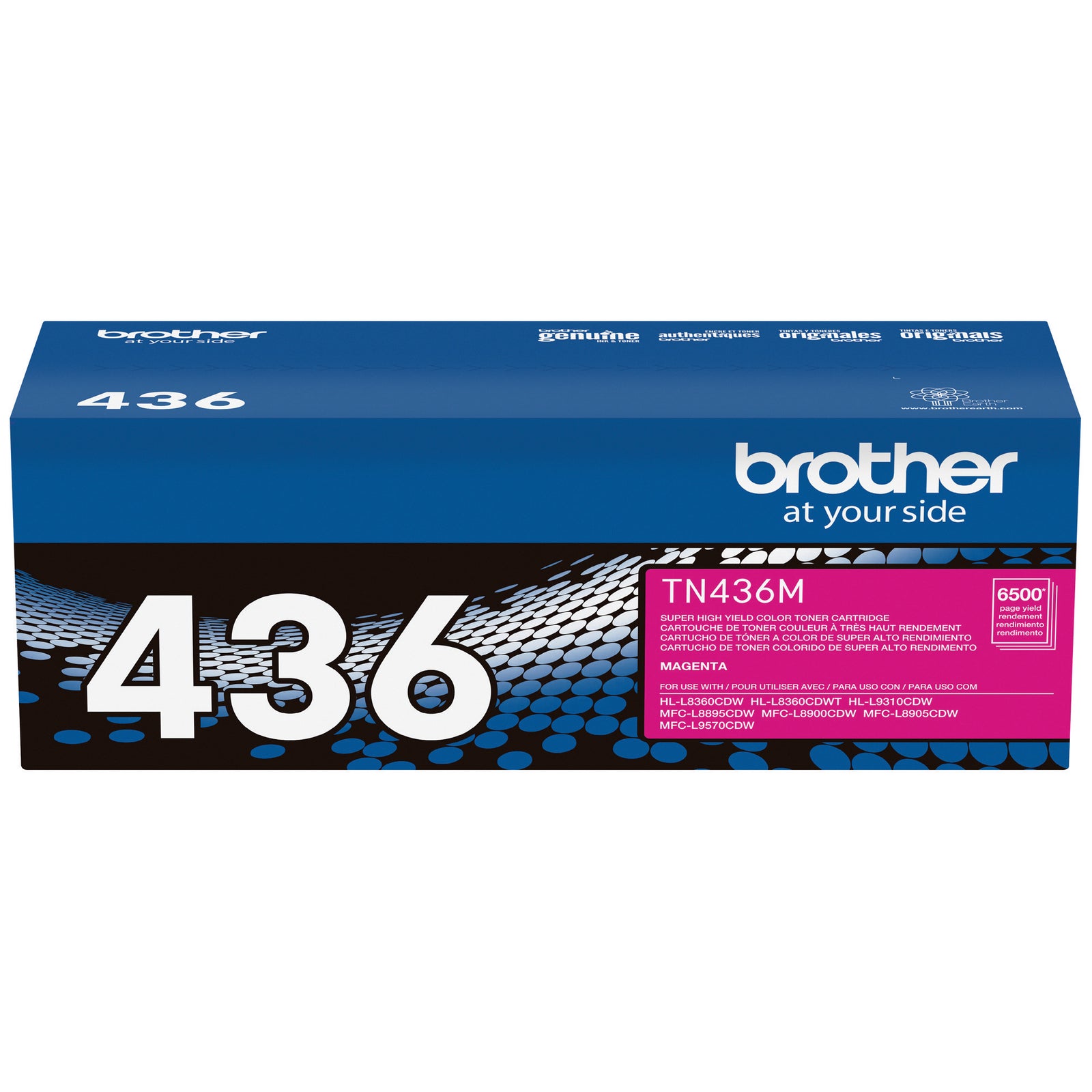 Brother TN436M Super High Yield Toner Cartridge Magenta