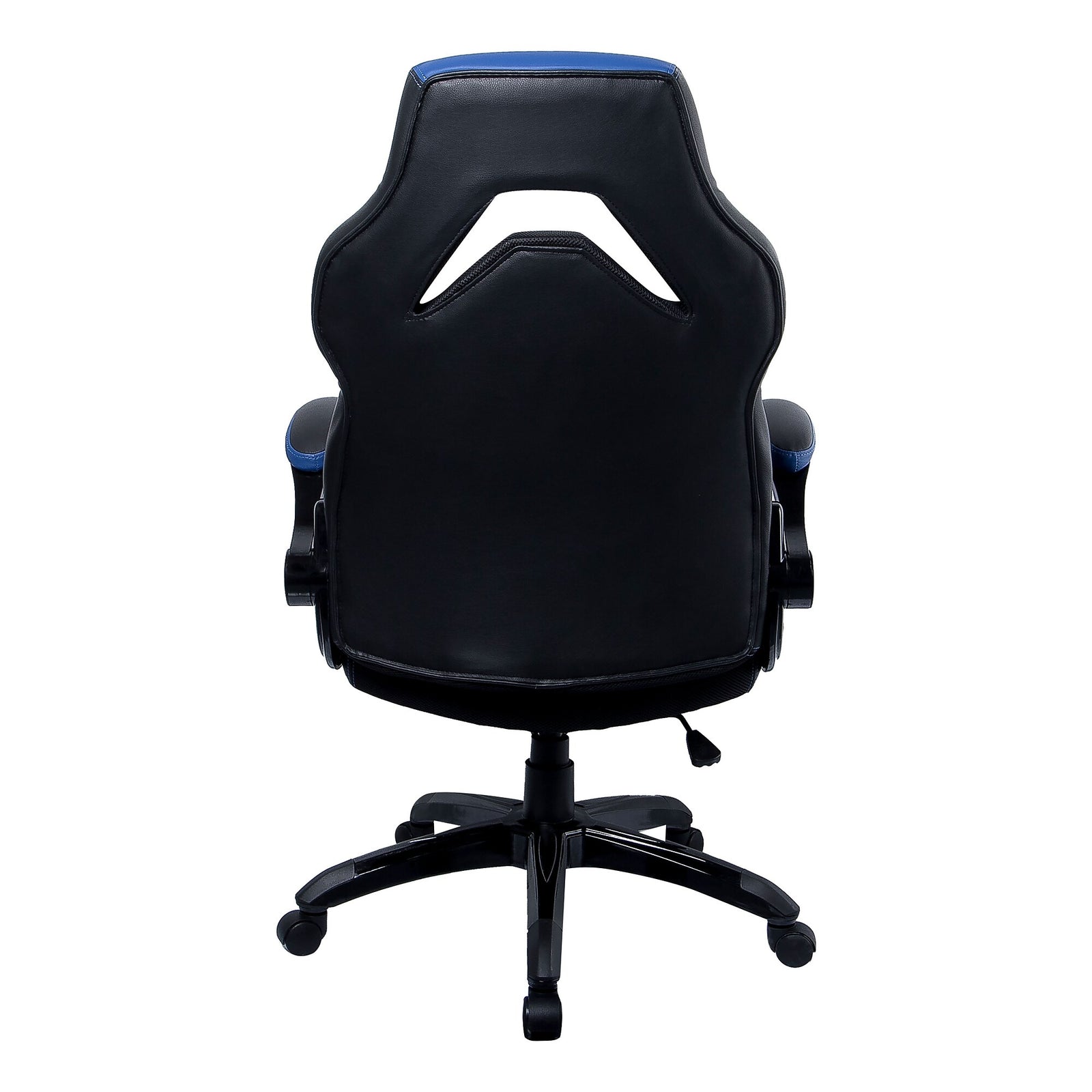 Emerge Vortex Bonded Leather Gaming Chair Black and Blue