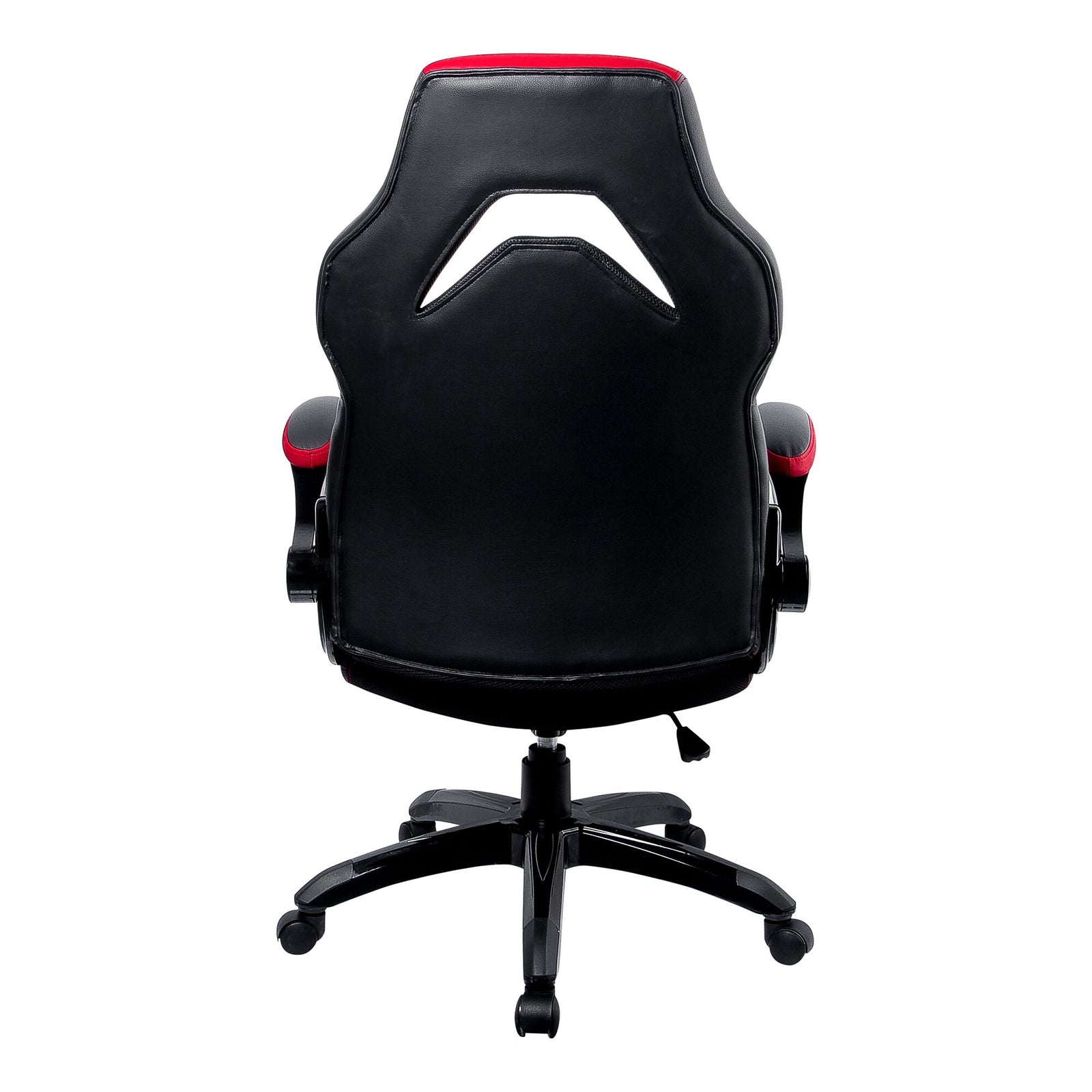 Emerge Vortex Bonded Leather Gaming Chair Black and Red