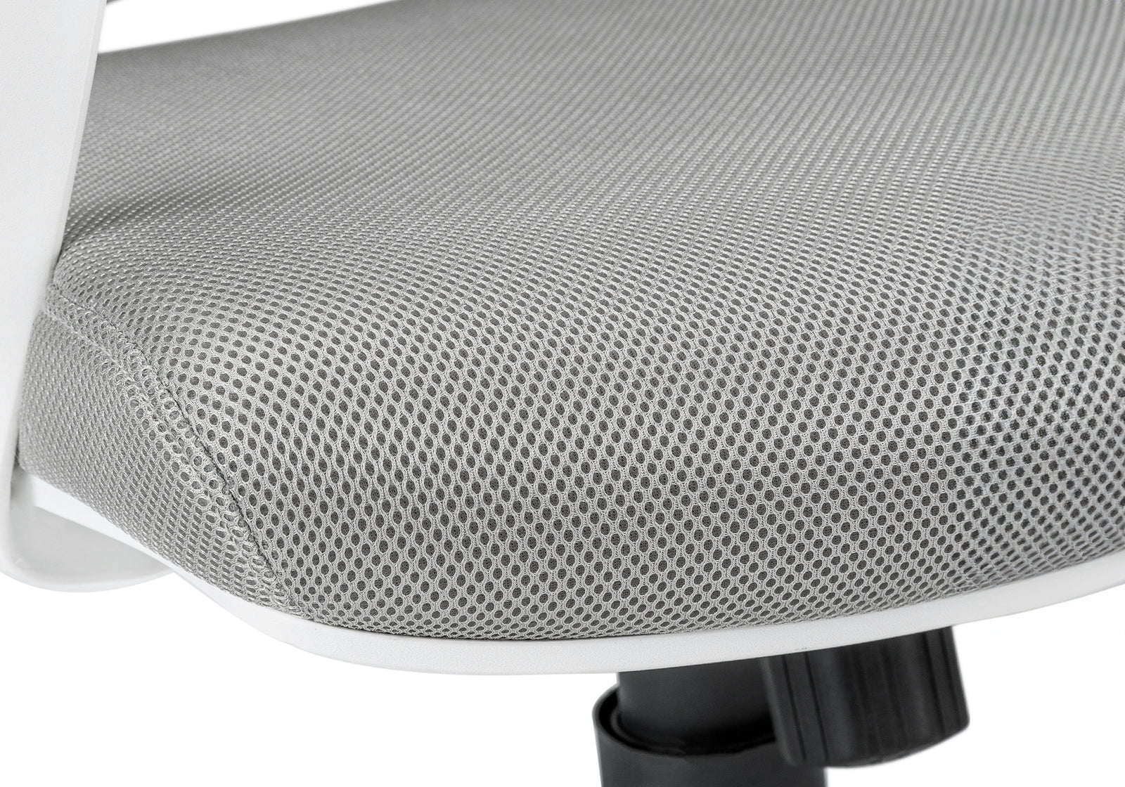 Monarch Specialties 7225 Multi-Position Mesh Office Chair White-Grey