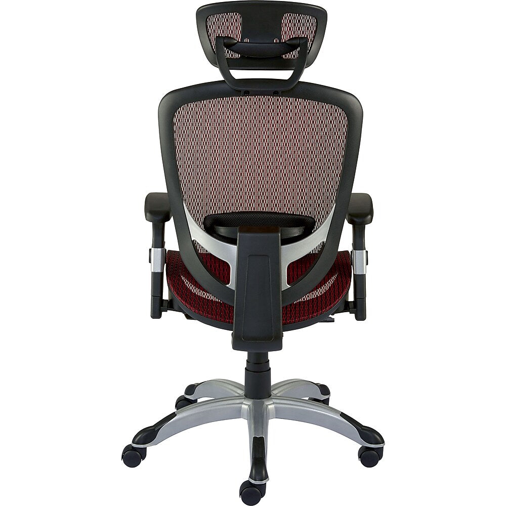 Union and Scale FlexFit Hyken Mesh Task Chair Red