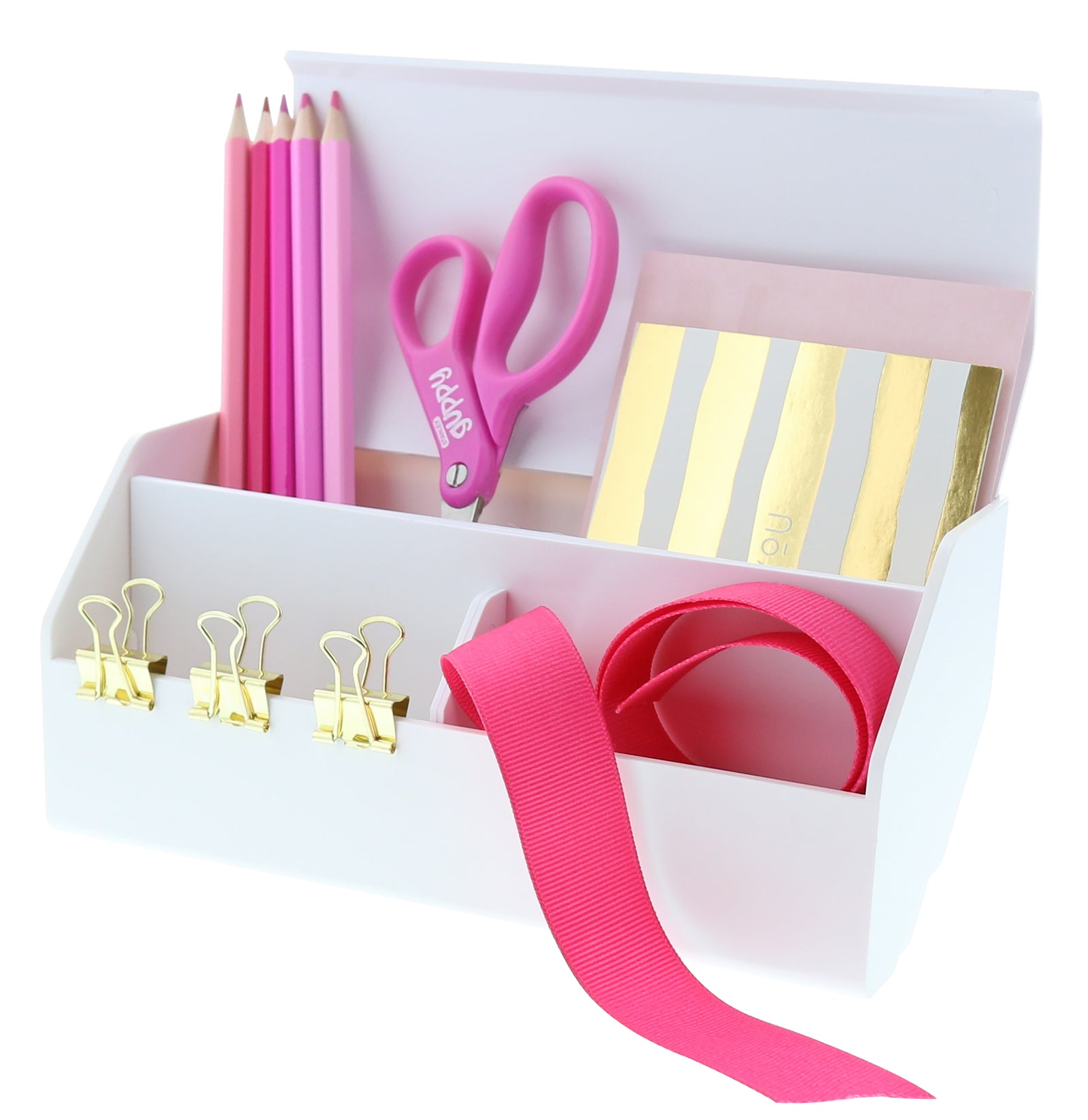 Konnect Storage Bin with Removable Lid and 2 Modular Dividers