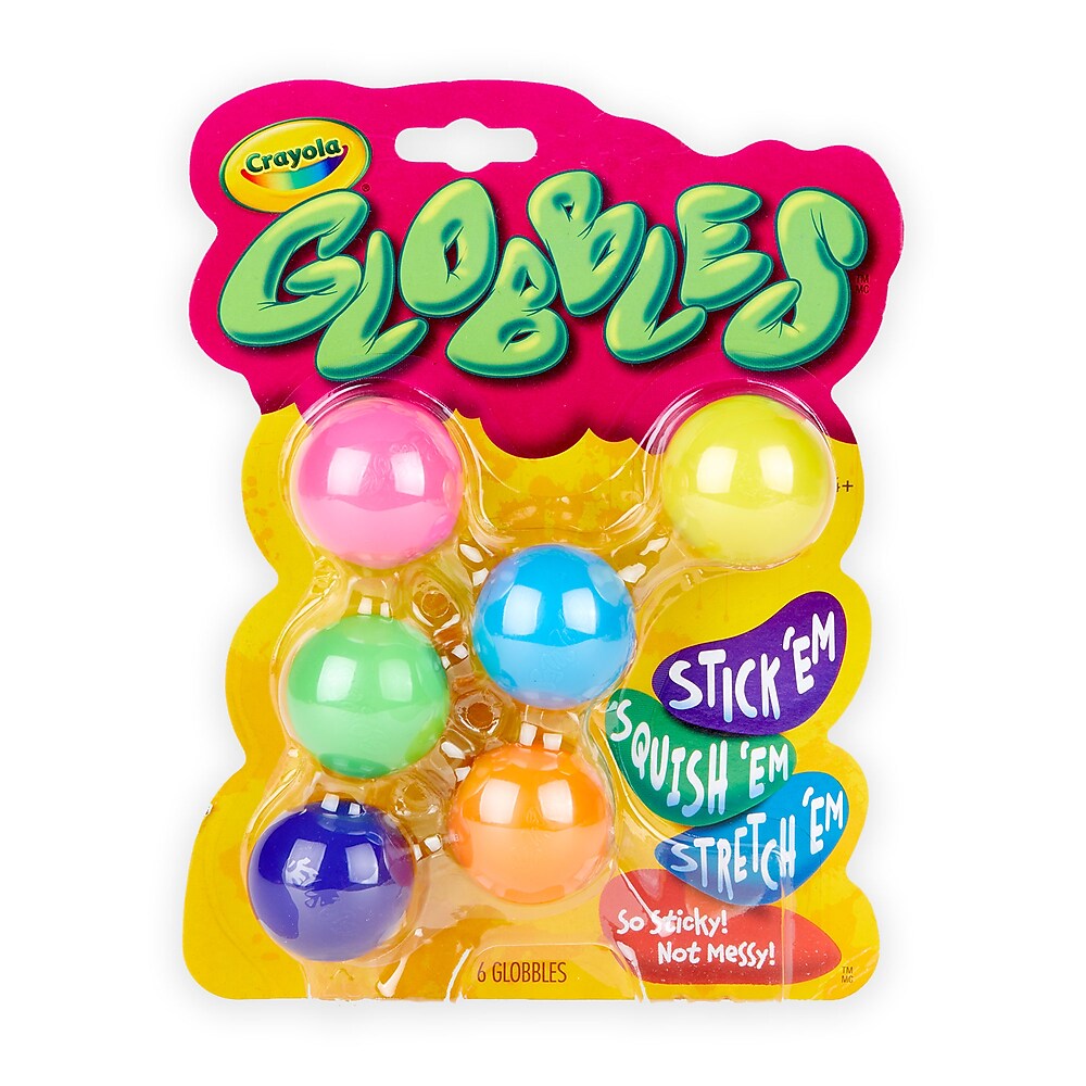 Crayola Globbles 6 count Squish Toy