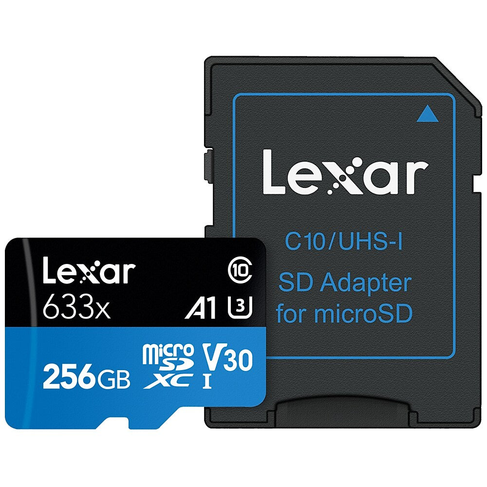 Lexar 633x Blue Series 256GB MicroSDXC Memory Card