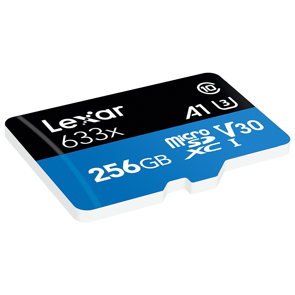 Lexar 633x Blue Series 256GB MicroSDXC Memory Card