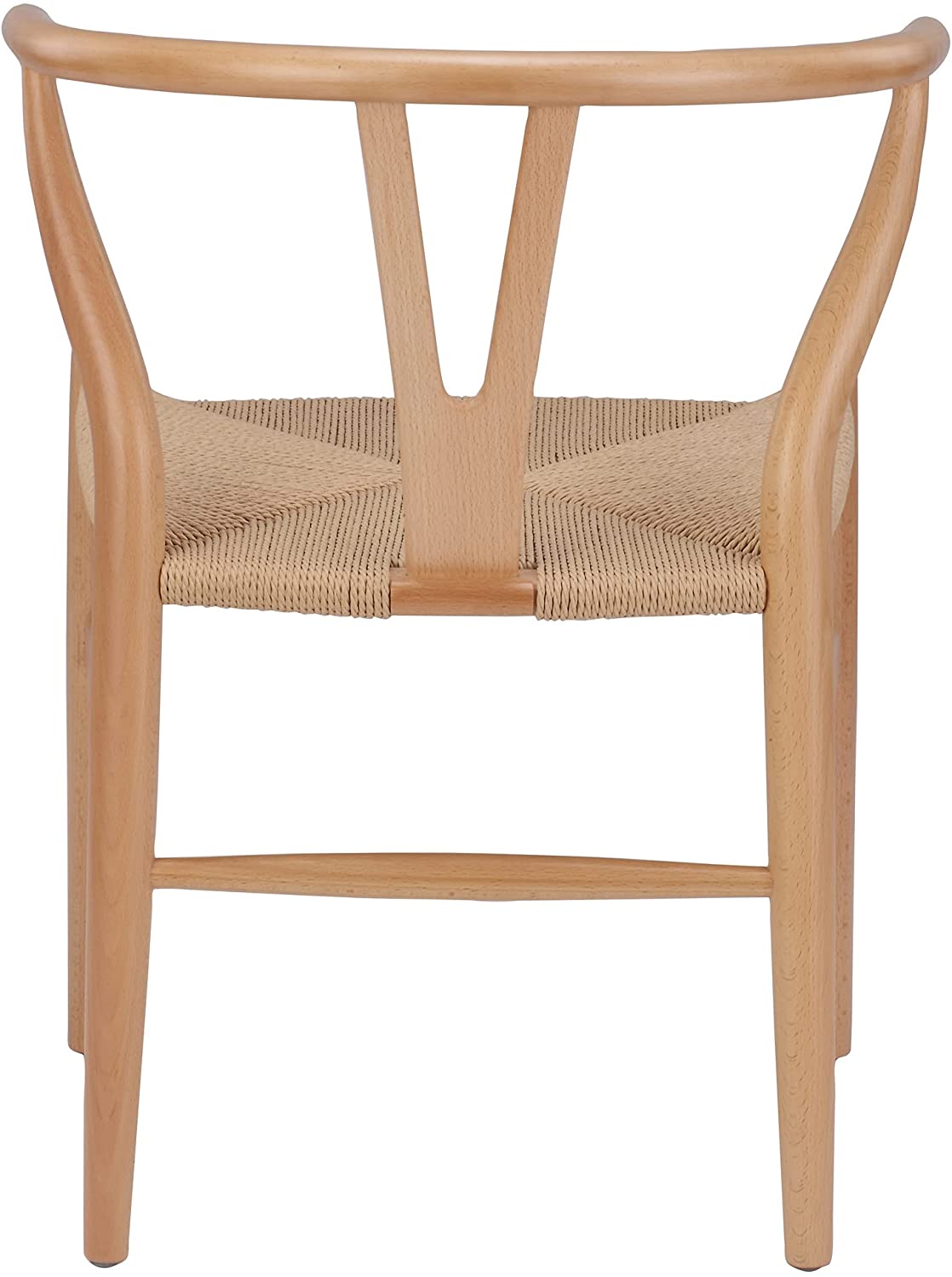 Nicer Furniture Wegner Wishbone Chair Natural 2 Pack