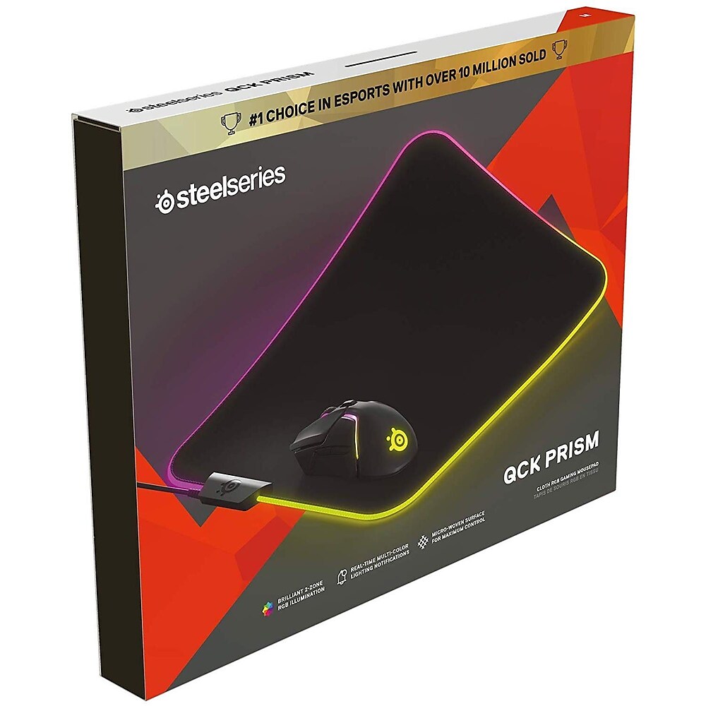 SteelSeries QcK Prism Cloth Medium Gaming Mouse Pad