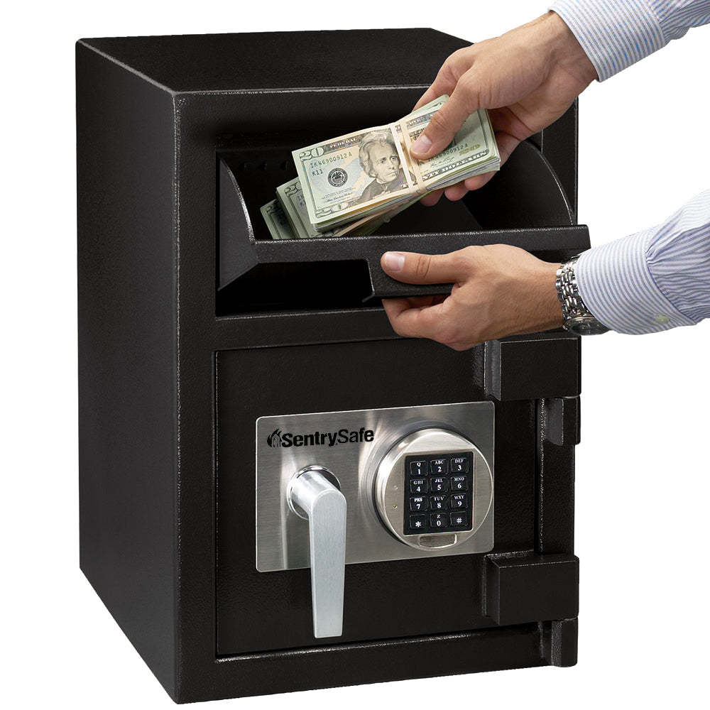 SentrySafe 0.9 Cu. Ft. Digital Security Depository Safe with Drop Slot