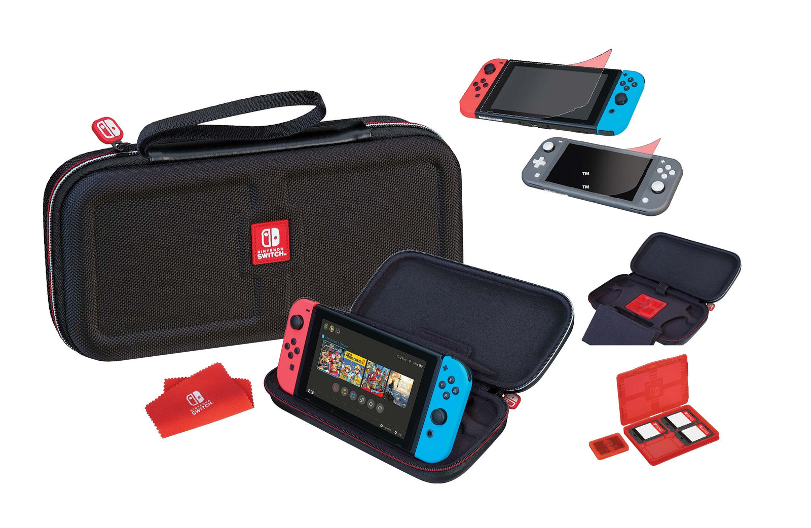 RDS Nintendo Switch Game Traveler Deluxe Action Pack Black