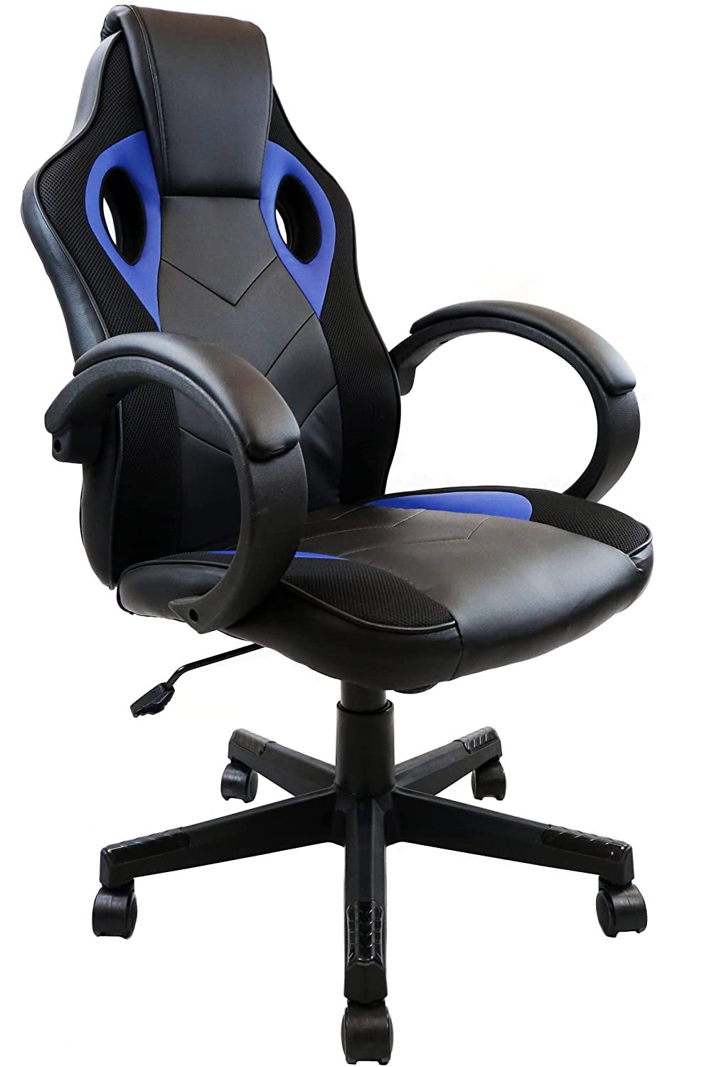 Nicer Furniture Ergonomic Adjustable Gaming Chair Blue