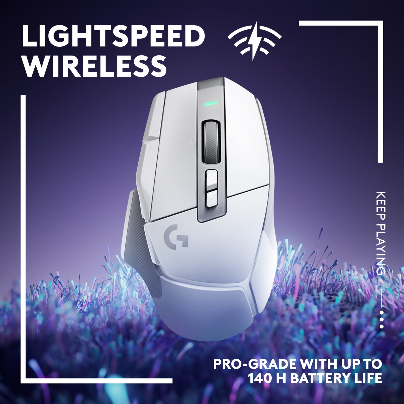 Logitech G502 X Lightspeed Wireless Gaming Mouse White