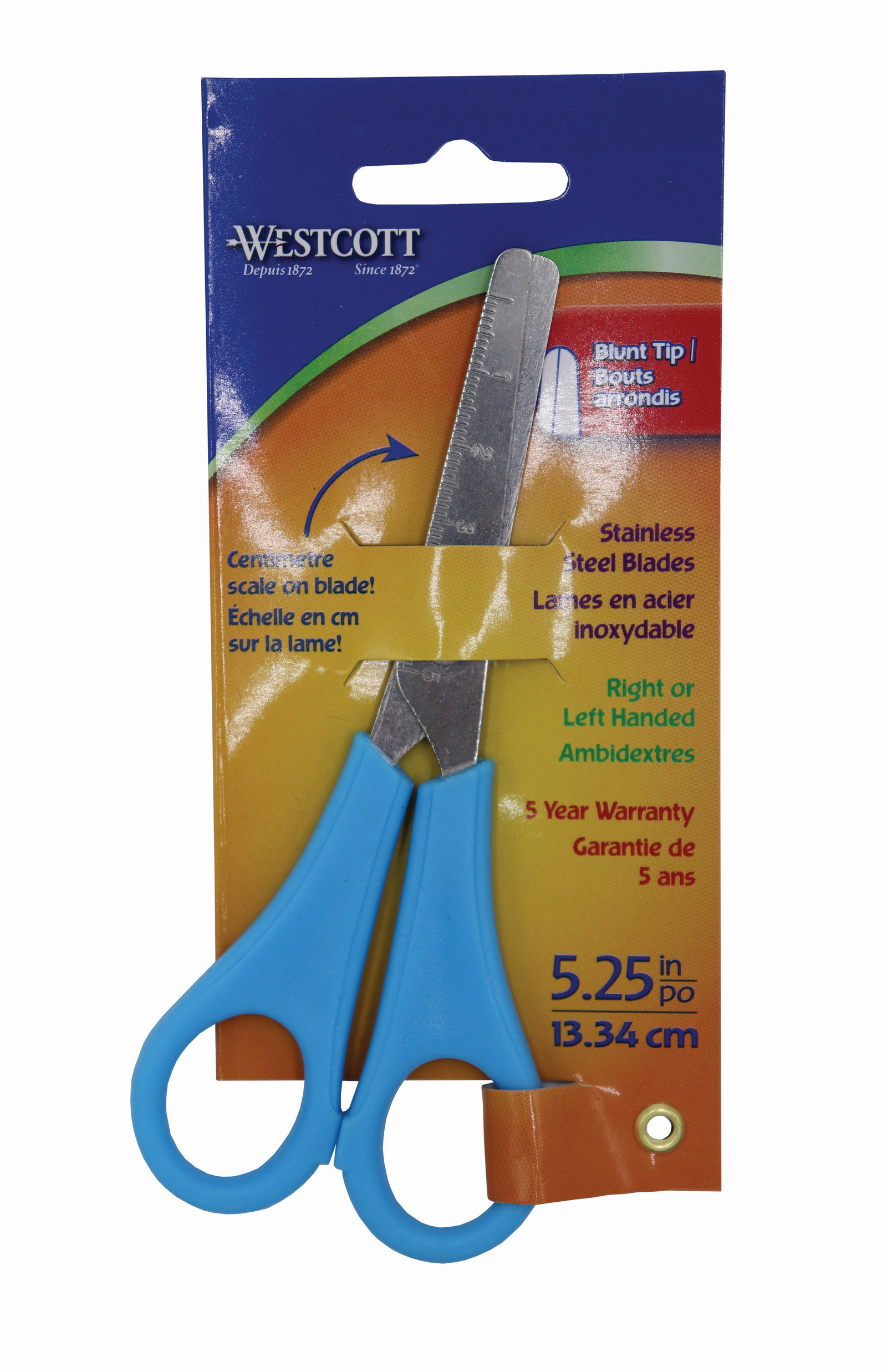 Westcott 5.25" Blunt Economy Kids Scissors Blue Pack Of 12