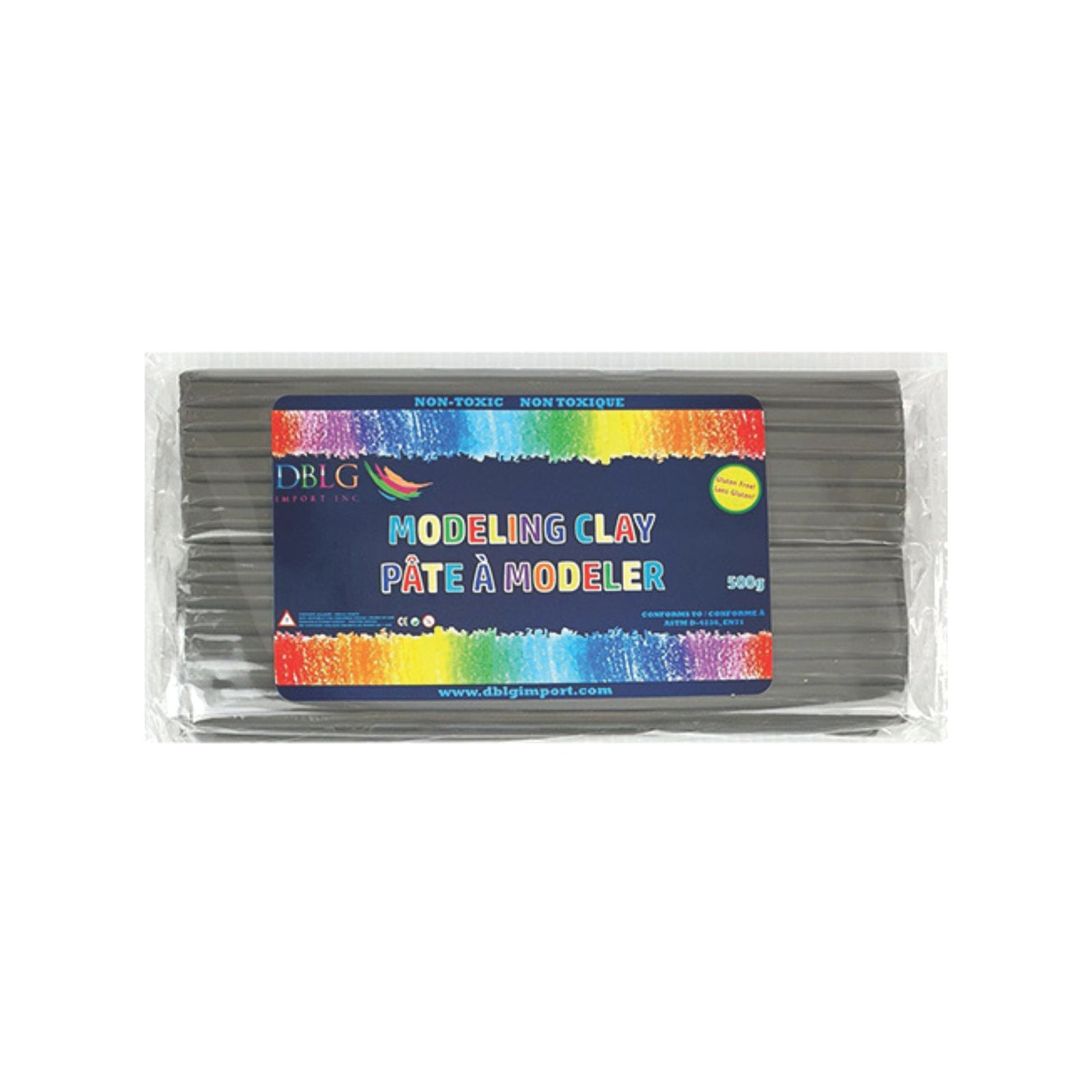 DBLG Imports Artworks Modelling 500g 4Pack Clay Grey