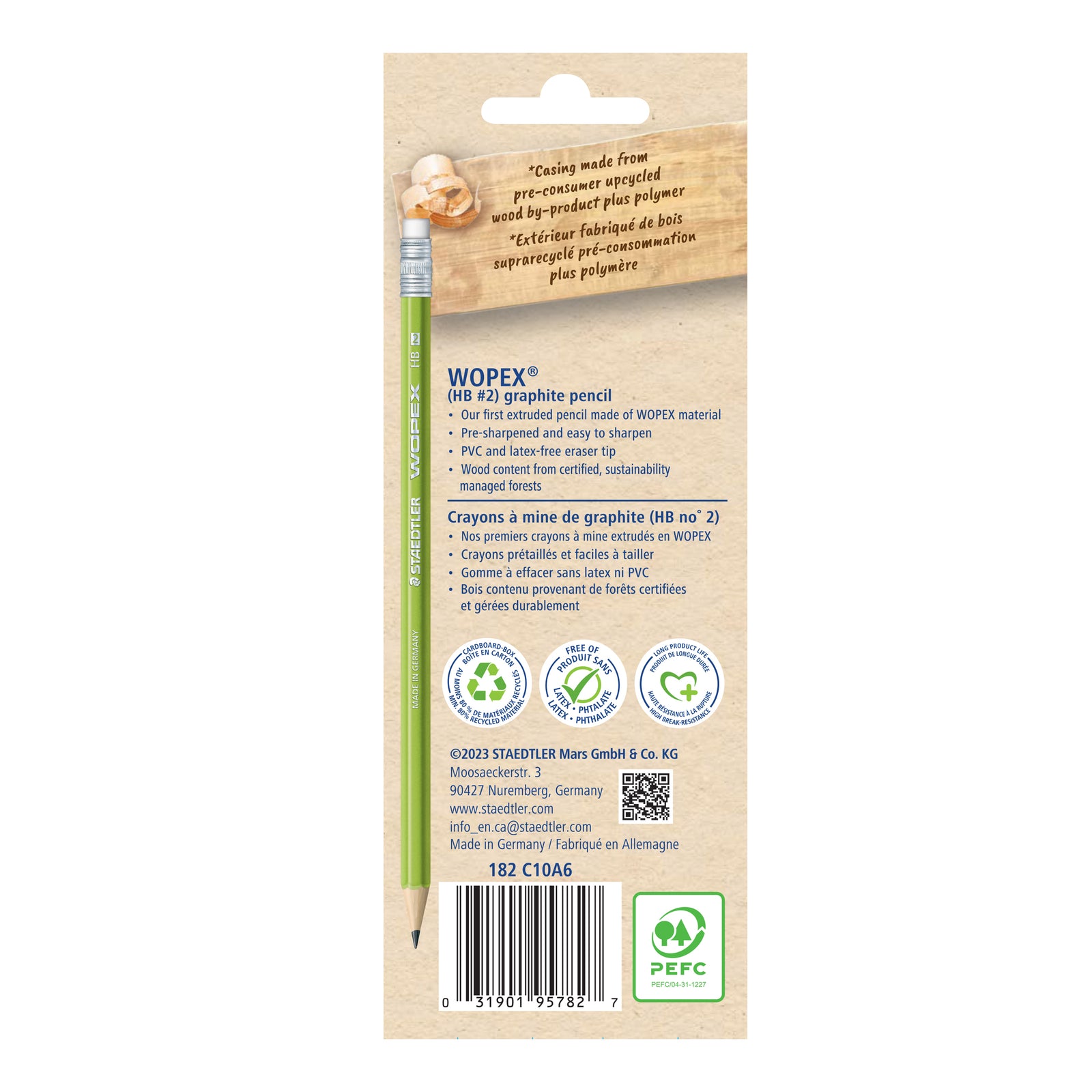 Staedler WOPEX Graphite Pencils Green 6 Packs of 10