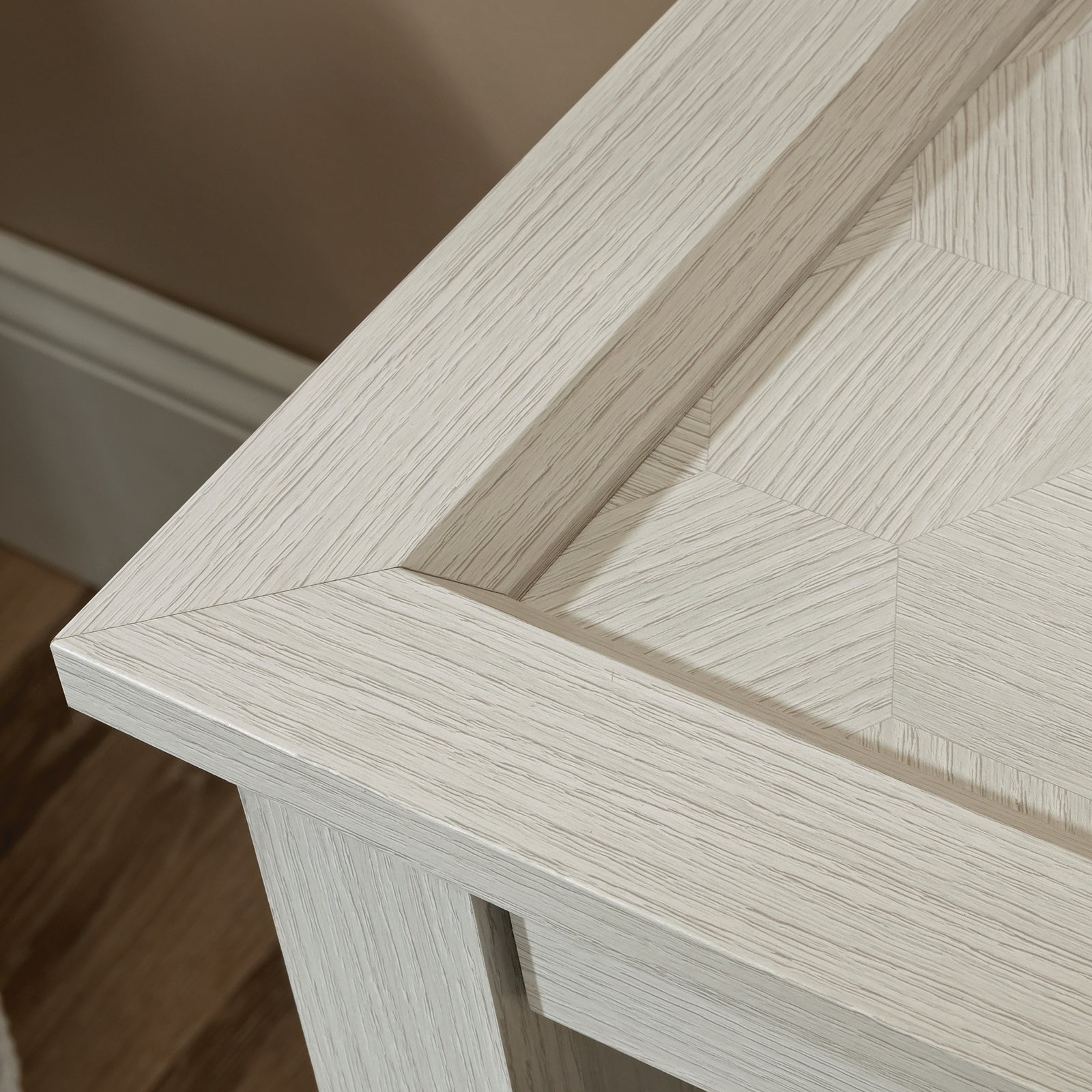 Sauder 53" Larkin Ledge Desk Glacier Oak