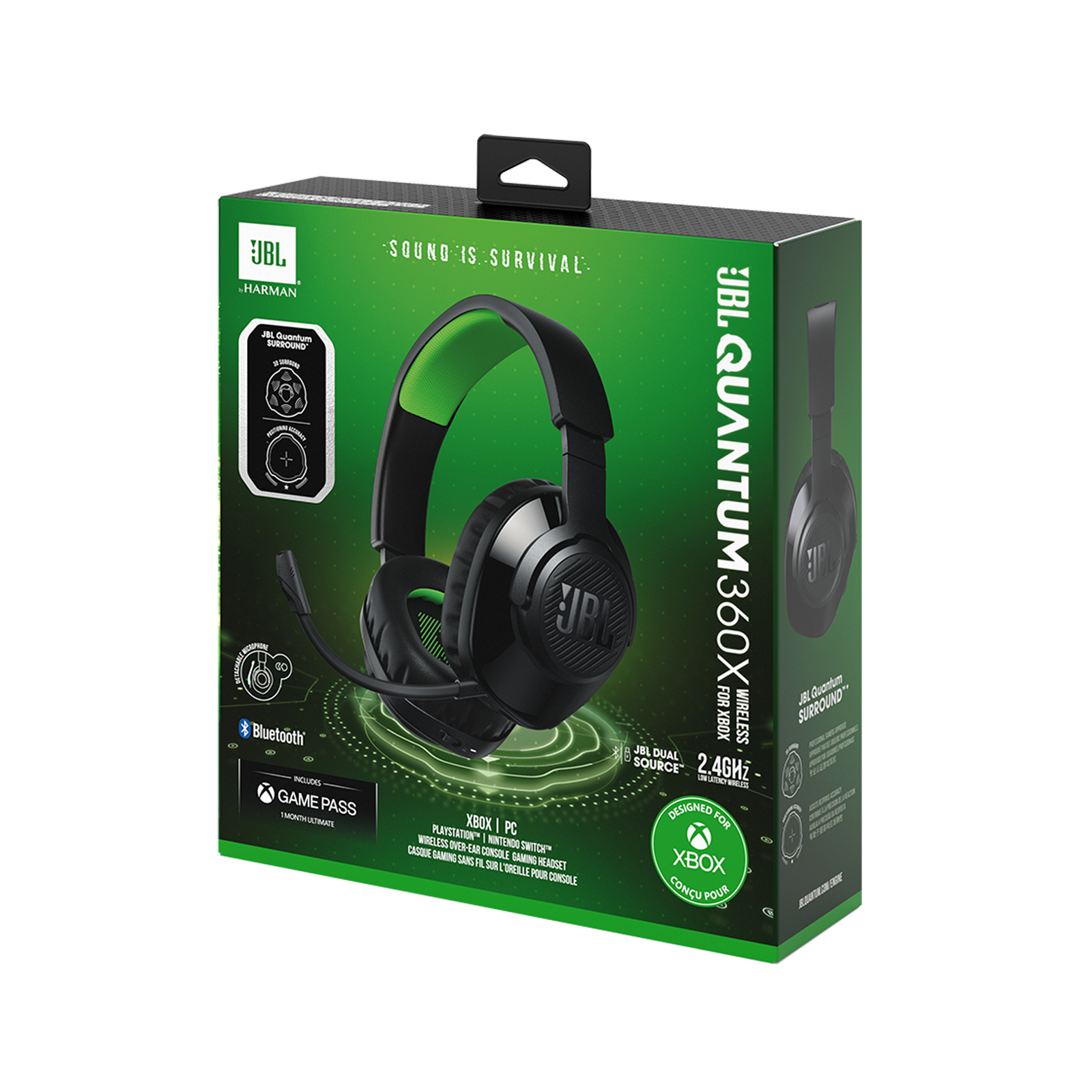 JBL Quantum 360X Wireless Console Gaming Headset for Xbox