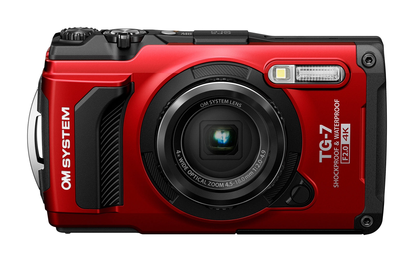 OM System TG-7 Digital Camera Red