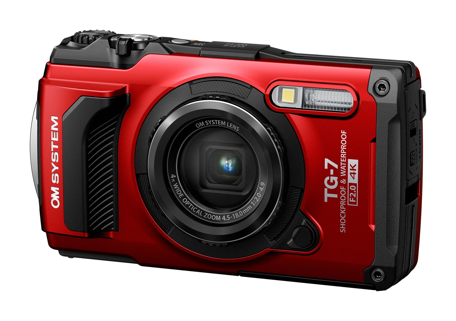 OM System TG-7 Digital Camera Red