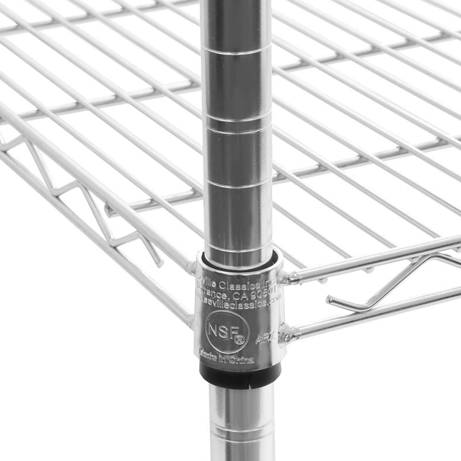 Seville Classics 5 Tier NSF Commercial Grade Steel Wire Shelving