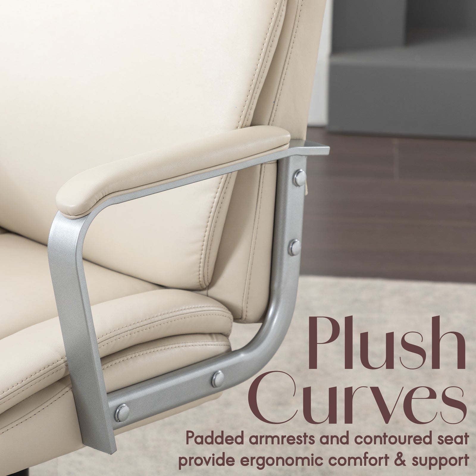 Elle Décor Lisette Ellegant Office Chair Ivory