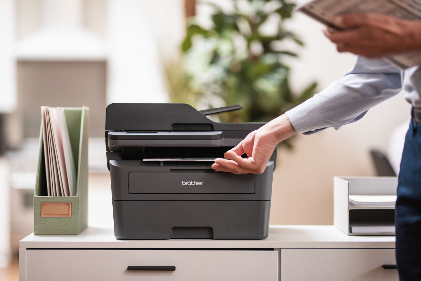 Brother MFC-L2820DW Monochrome Multifunction Laser Printer