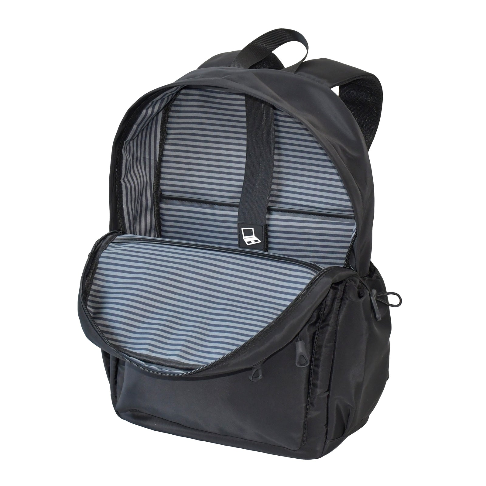 Club Rochelier Large Multi Pocket Backpack Black