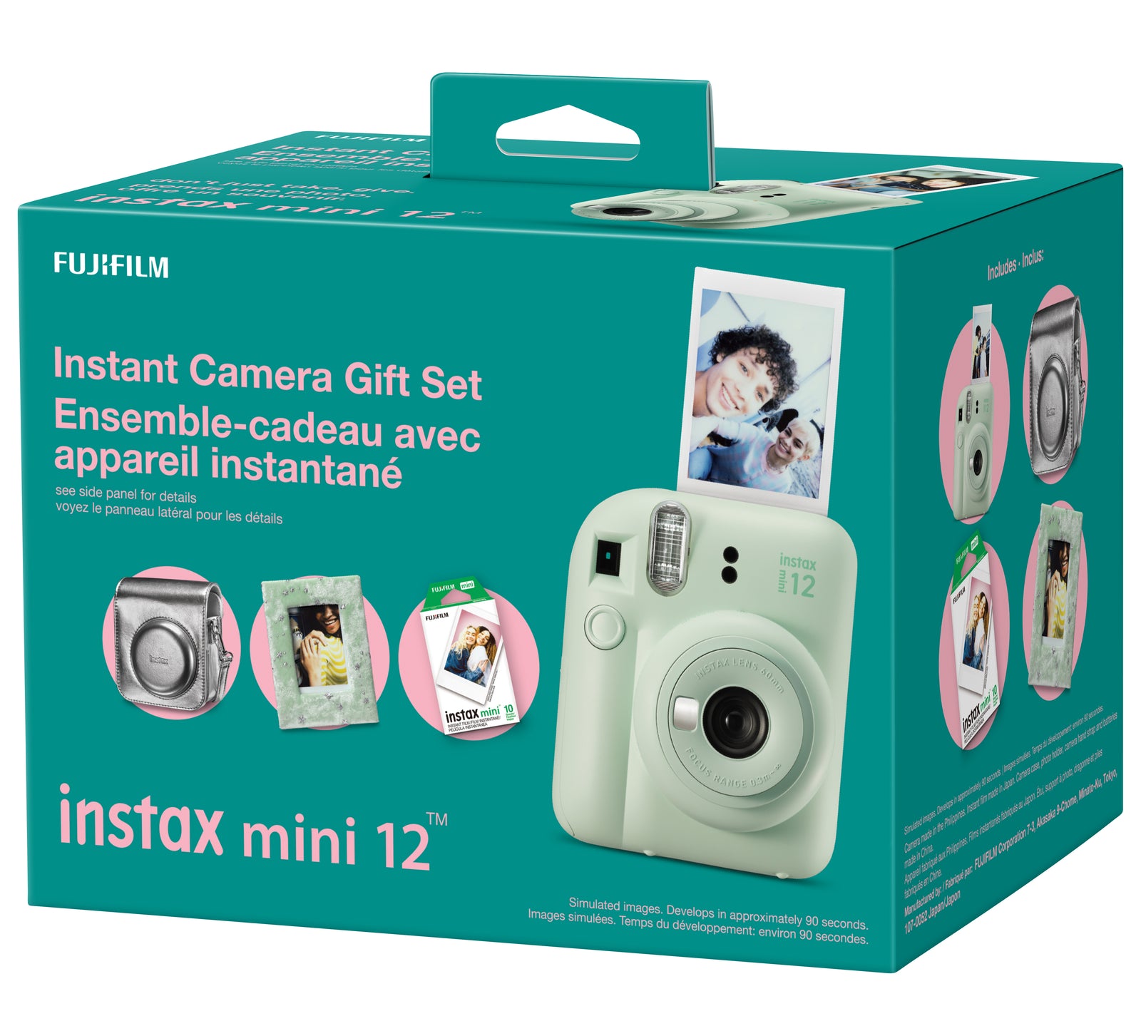 Fujifilm Instax Mini 12 Instant Camera Gift Set Mint Green