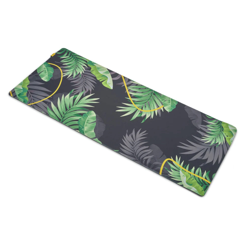 ONEofZERO Large Premium Desk Pad Lush Jungle Green
