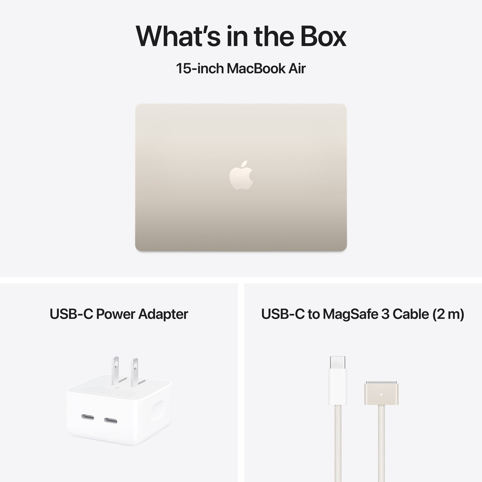 Apple MacBook Air MW1J3LL/A 15.3" Starlight