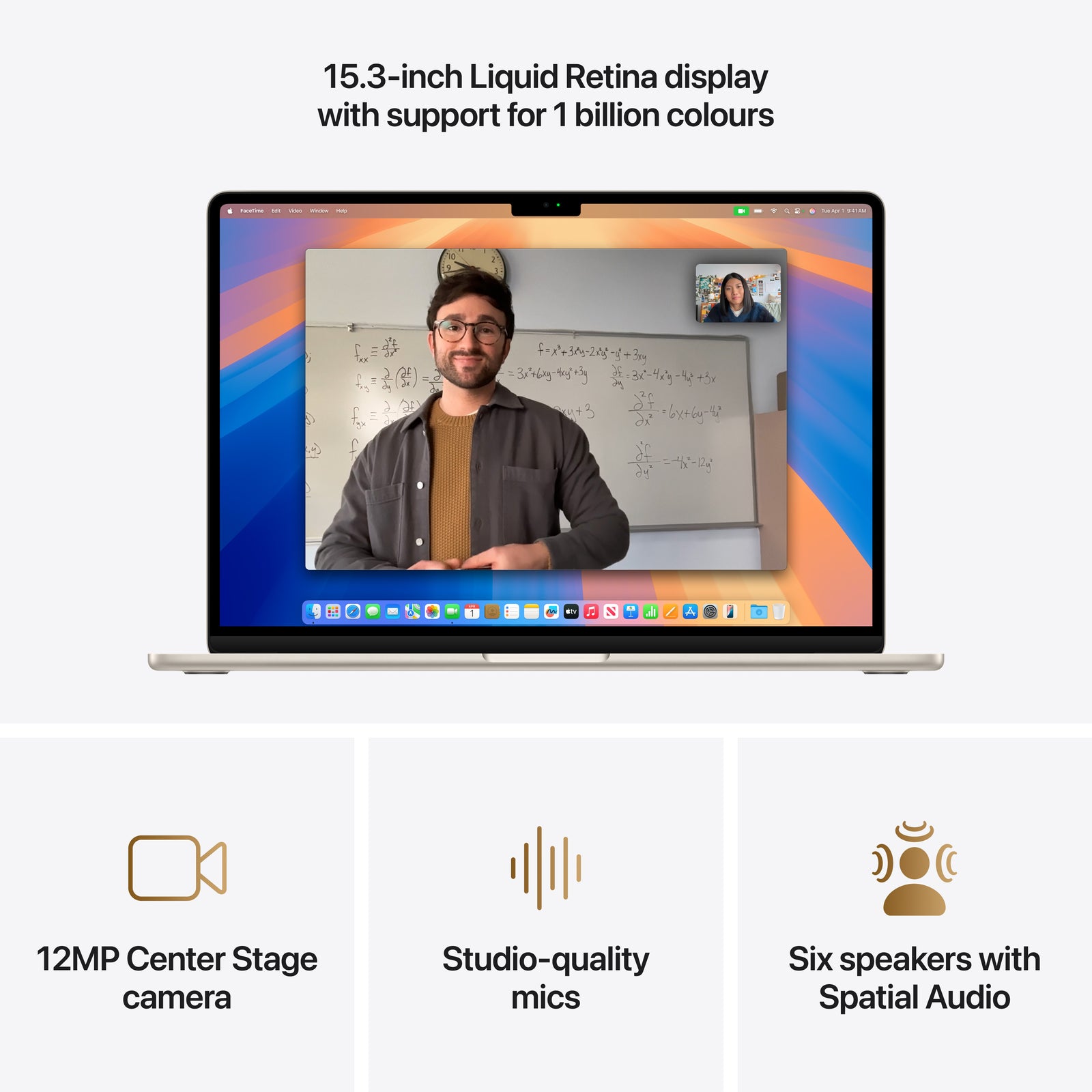 Apple MacBook Air MW1J3LL/A 15.3" Starlight