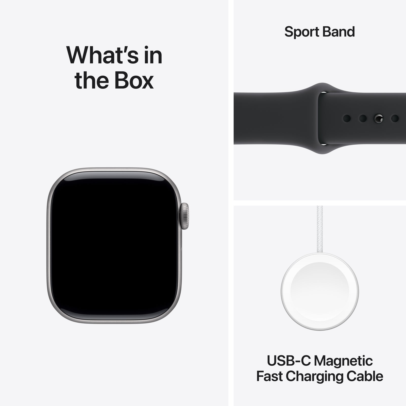 Apple Watch Series 11 MEQW4AM/A/A 42mm Space Grey S/M